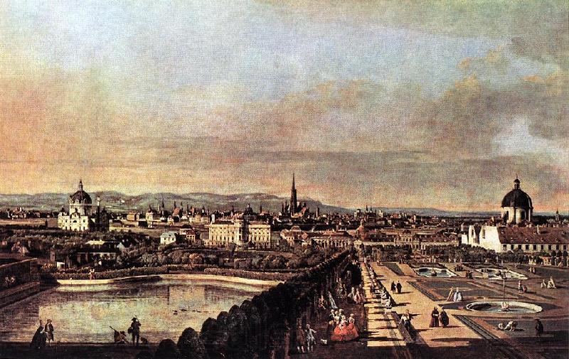 Bernardo Bellotto View of Vienna from the Belvedere Norge oil painting art